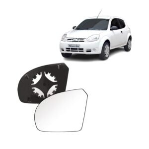 Vidro e Base Retrovisor Ford Ka 2008 Em Diante Lado Esquerdo