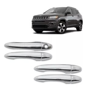 Kit Aplique Maçaneta Cromado Compass 2017 2018 2019