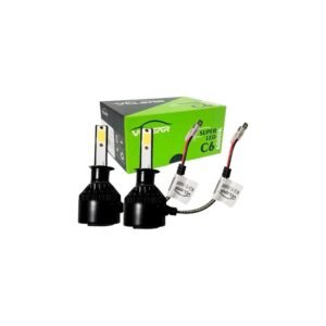 Kit Super Led H1 C6 Plus Ultra 12v 24v 6000k 7800 Lumens