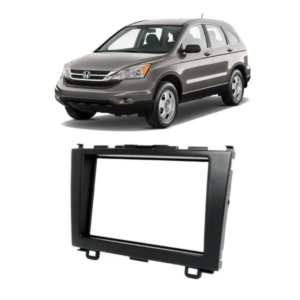 Moldura Painel 2 Din 7 Pol Honda Crv 2008 2009 2010 2011