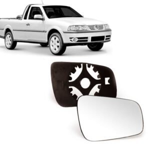 Vidro Com Base Retrovisor Saveiro G3 Giii Lado Direito