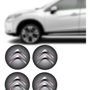 Alternative view of Jogo 4 Emblema Calota Citroen  Resinado 48MM