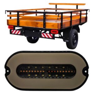 Lanterna Canoinha Led Smart Tricolor 12v Sequencial Ip67