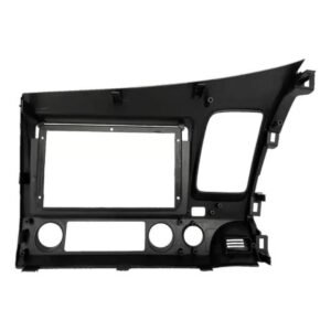 Alternative view of Moldura 2 Din Fiamon Honda New Civic 2007 A 2011 Grafite