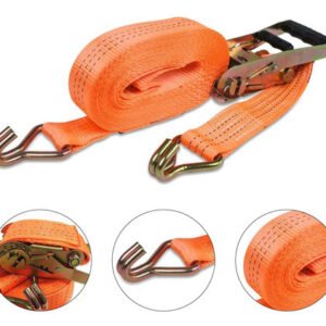 Kit De Amarração Laranja 50mm 3t 9m Gancho J - Itacorda