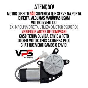 Alternative view of Motor Vidro Elétrico Universal Mabuchi 12v Ld Direito Cinza