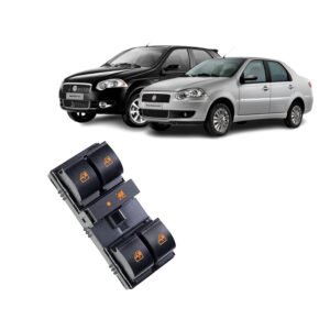 Botão Vidro Elétrico Palio Siena Strada Ideia Punto Linea Le