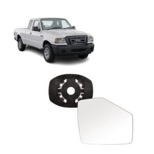 Vidro E Base Retrovisor Ranger 2008 Até 2009 Lado Direito
