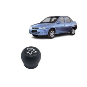 Bola Câmbio Corsa 2000 5 Marchas Resina Preta