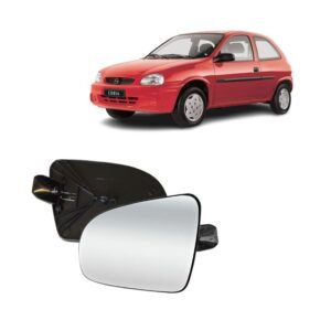 Vidro e Base Retrovisor Corsa Antigo Todos Lado Esquerdo