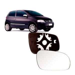 Lente e Base Retrovisor Direito Fox 2003